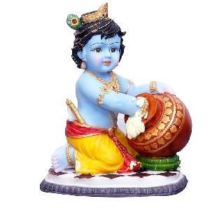 Baby Krishna Marble Murti